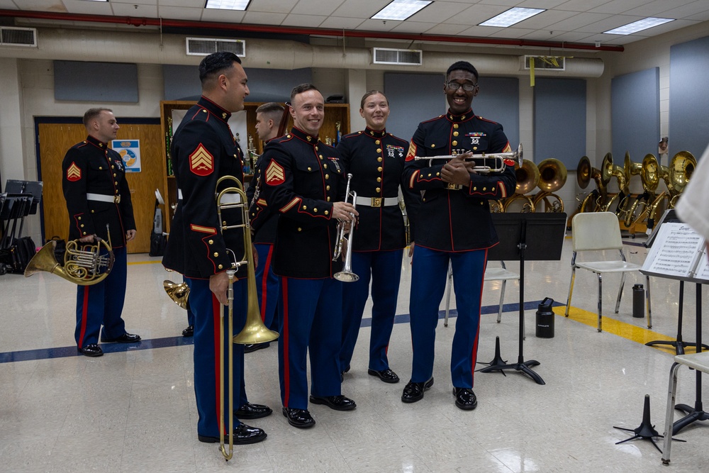 Marine Forces Reserve Band Performs in Cleveland, Tennessee for Fall Tour