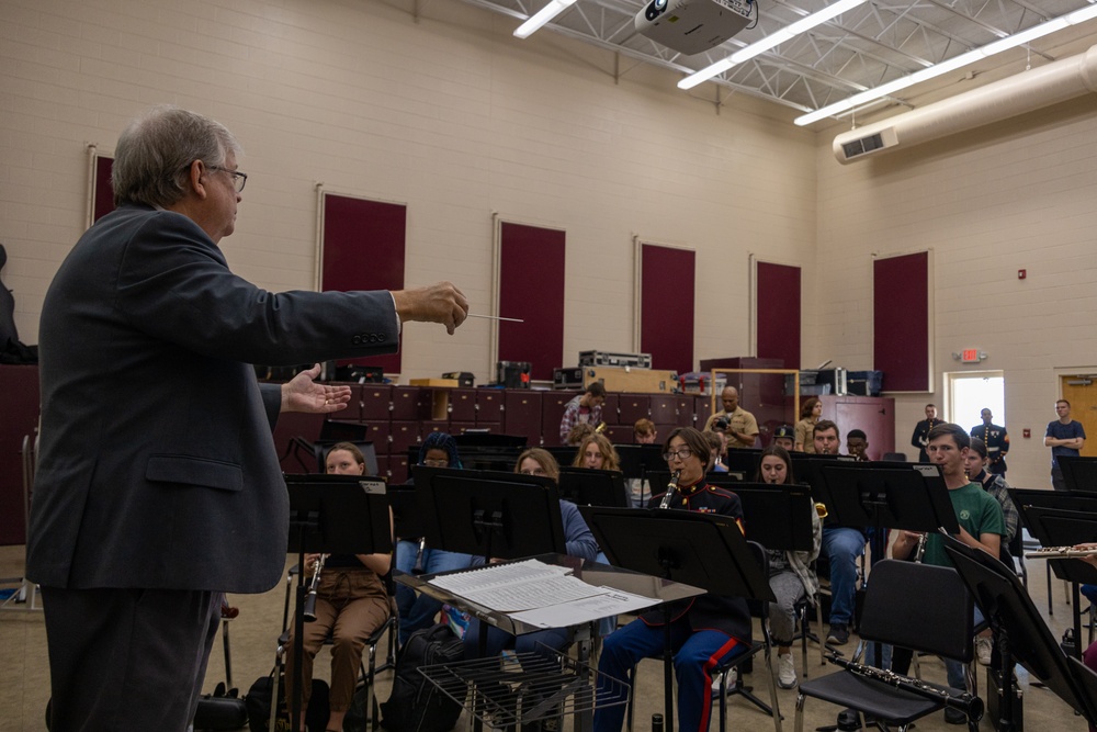 Marine Forces Reserve Band Performs in Cleveland, Tennessee for Fall Tour