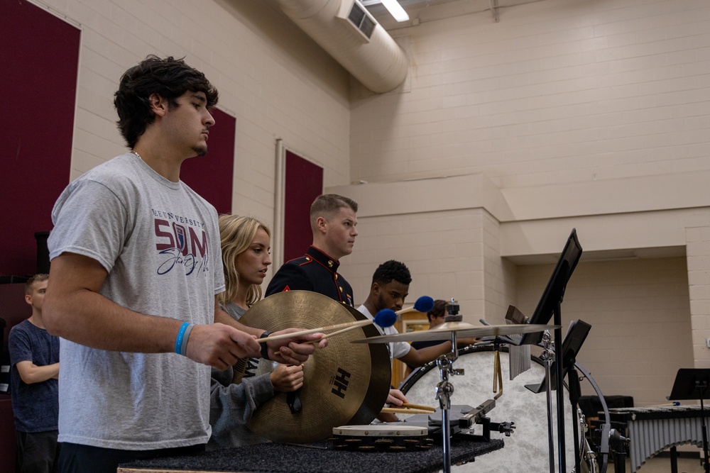 Marine Forces Reserve Band Performs in Cleveland, Tennessee for Fall Tour