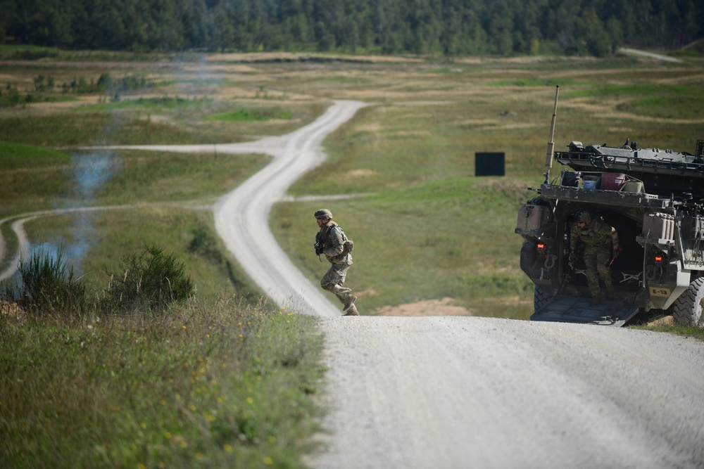 2nd Squadron, 2nd Cavalry Regiment Assault an Objective