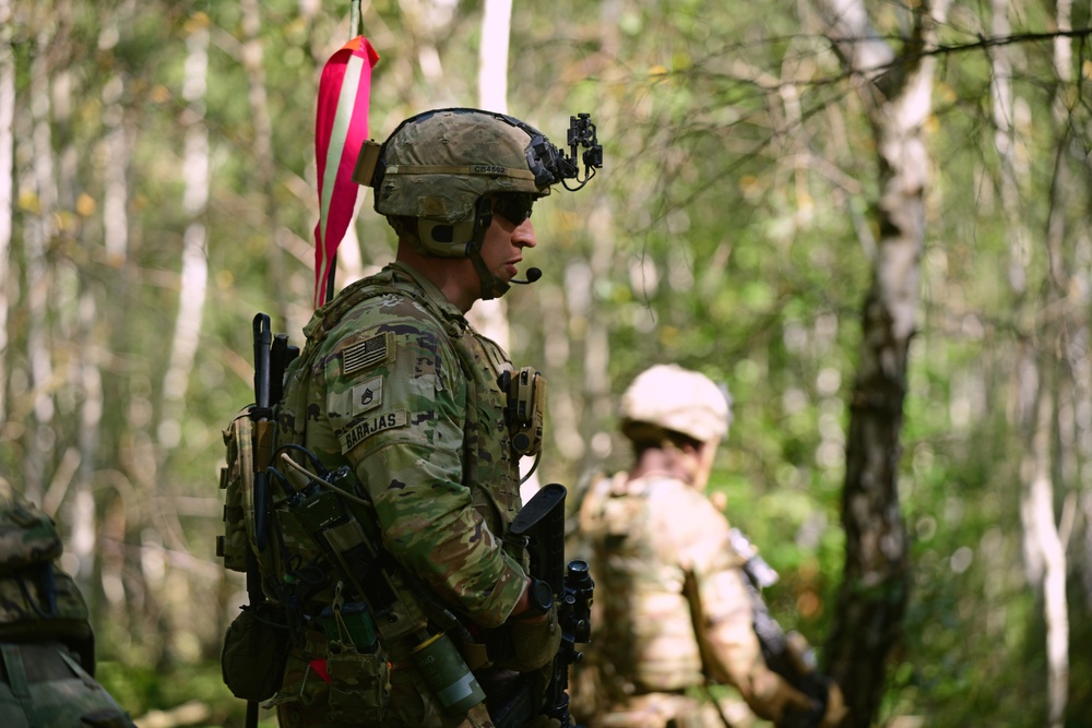 2nd Squadron, 2nd Cavalry Regiment Assault an Objective