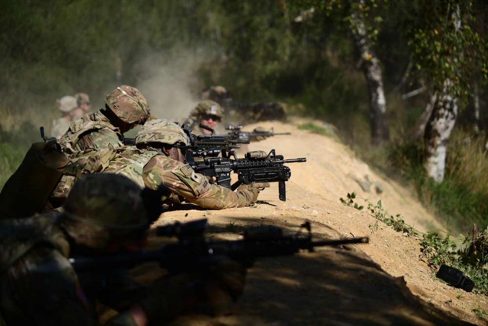 2nd Squadron, 2nd Cavalry Regiment Assault an Objective