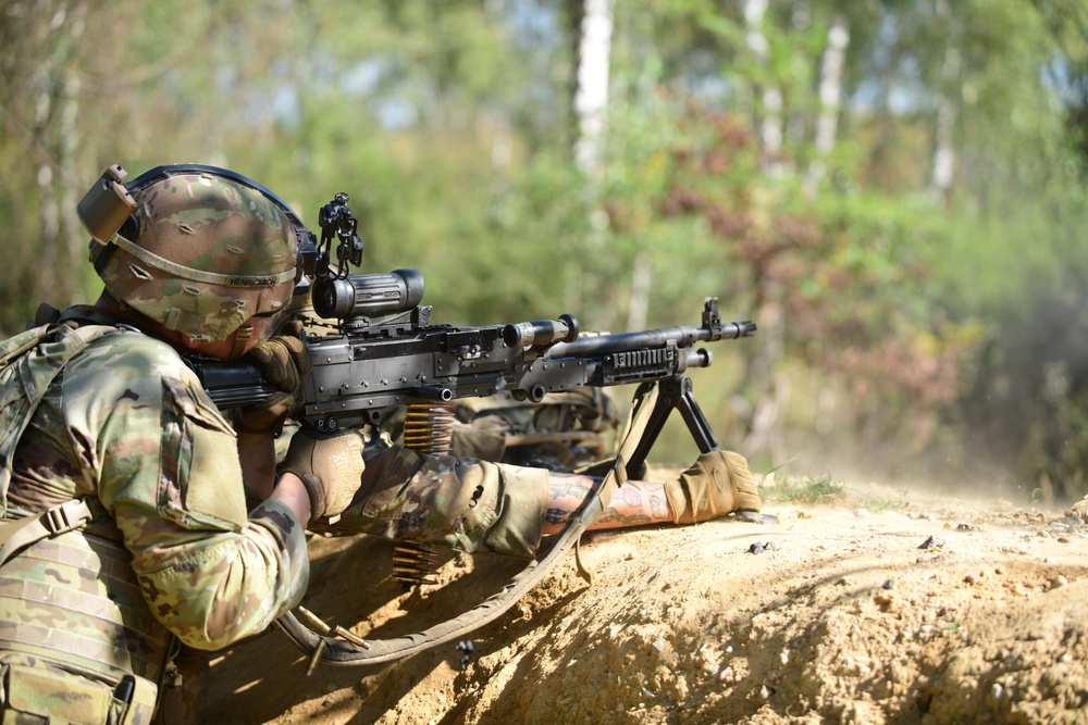 2nd Squadron, 2nd Cavalry Regiment Assault an Objective