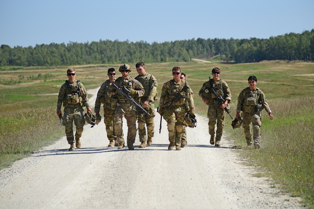 2nd Squadron, 2nd Cavalry Regiment Assault an Objective