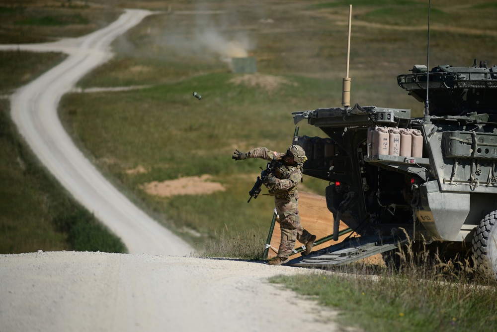 2nd Squadron, 2nd Cavalry Regiment Assault an Objective