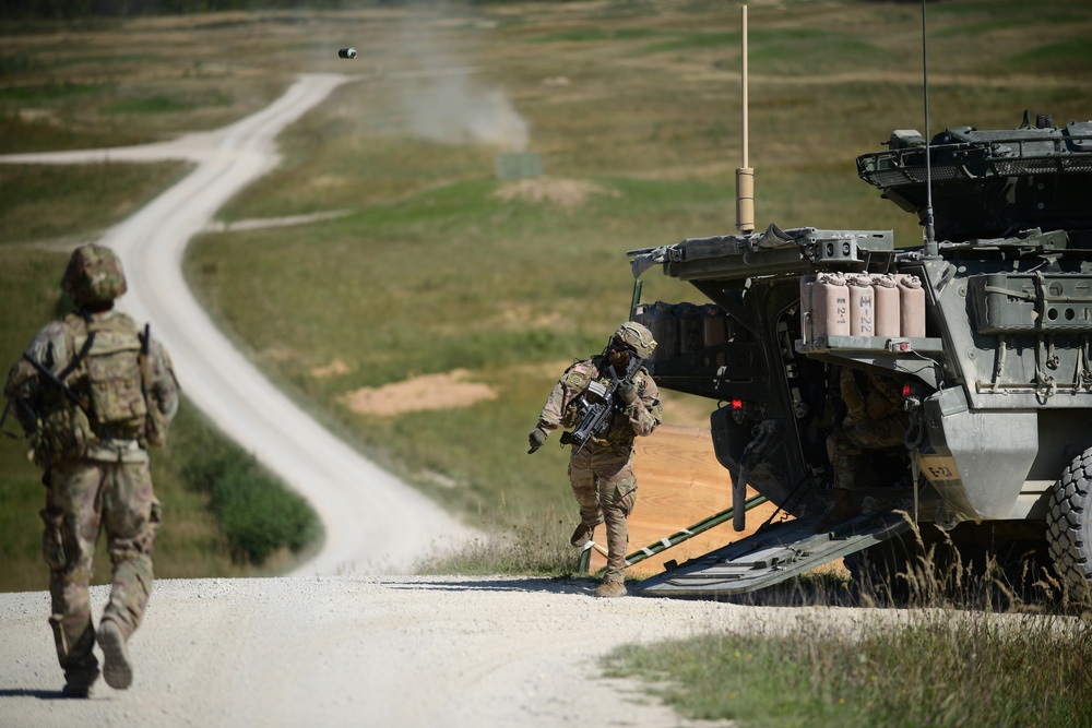 2nd Squadron, 2nd Cavalry Regiment Assault an Objective