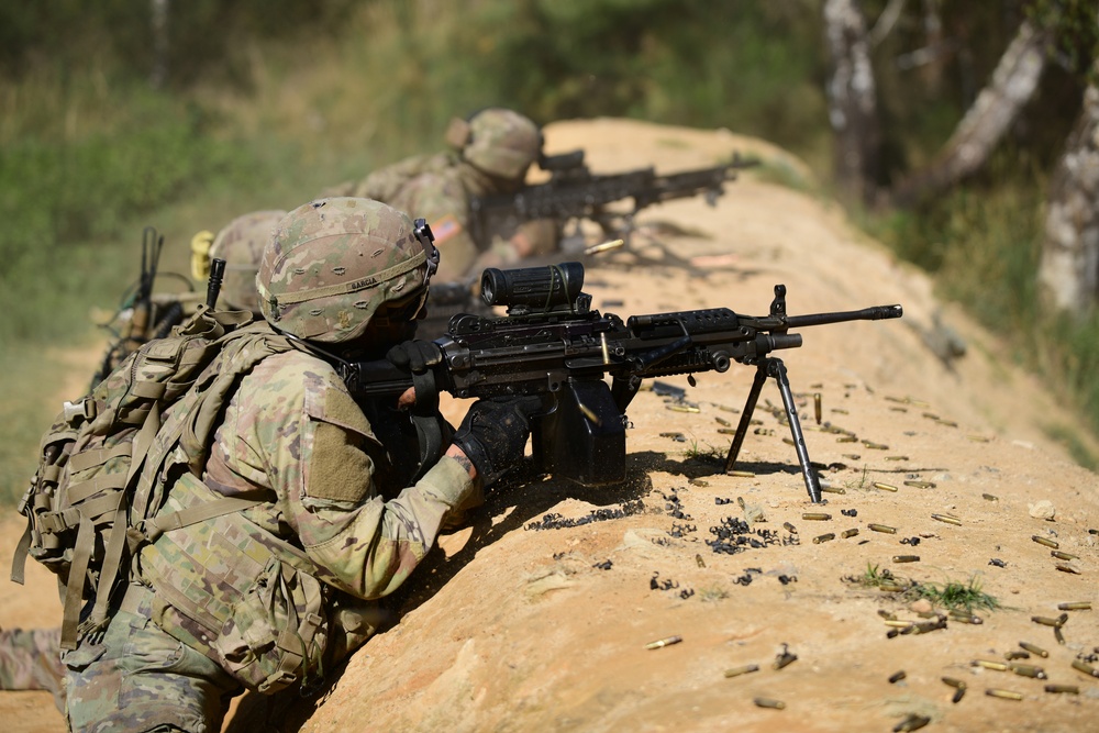 2nd Squadron, 2nd Cavalry Regiment Assault an Objective