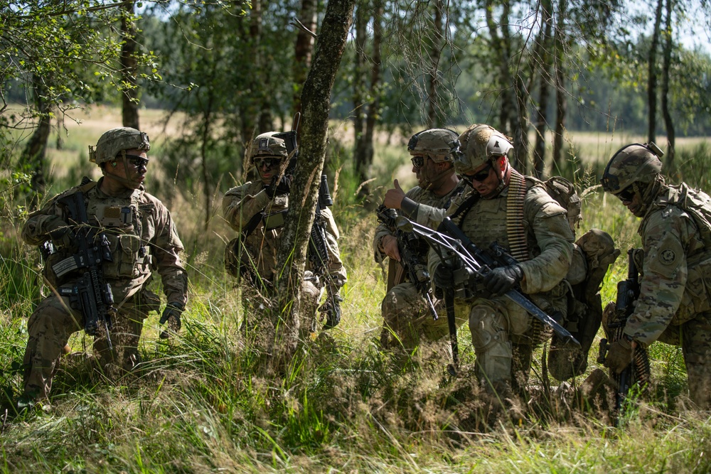 2nd Squadron, 2nd Cavalry Regiment Assault an Objective