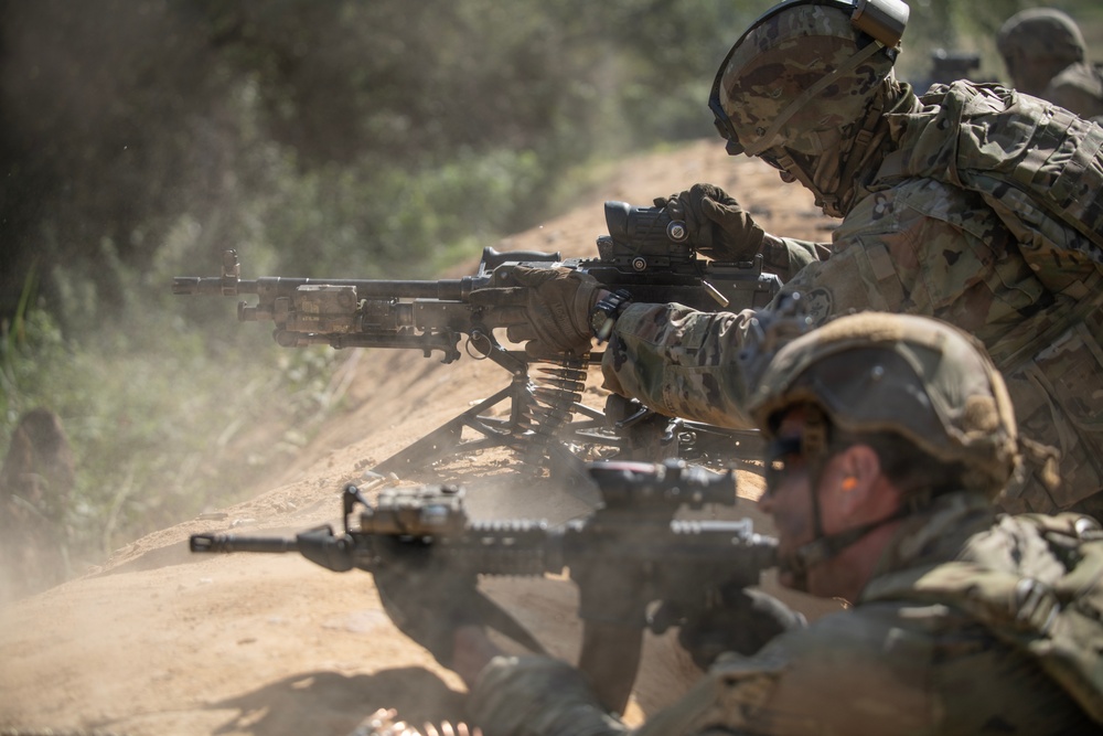 2nd Squadron, 2nd Cavalry Regiment Assault an Objective