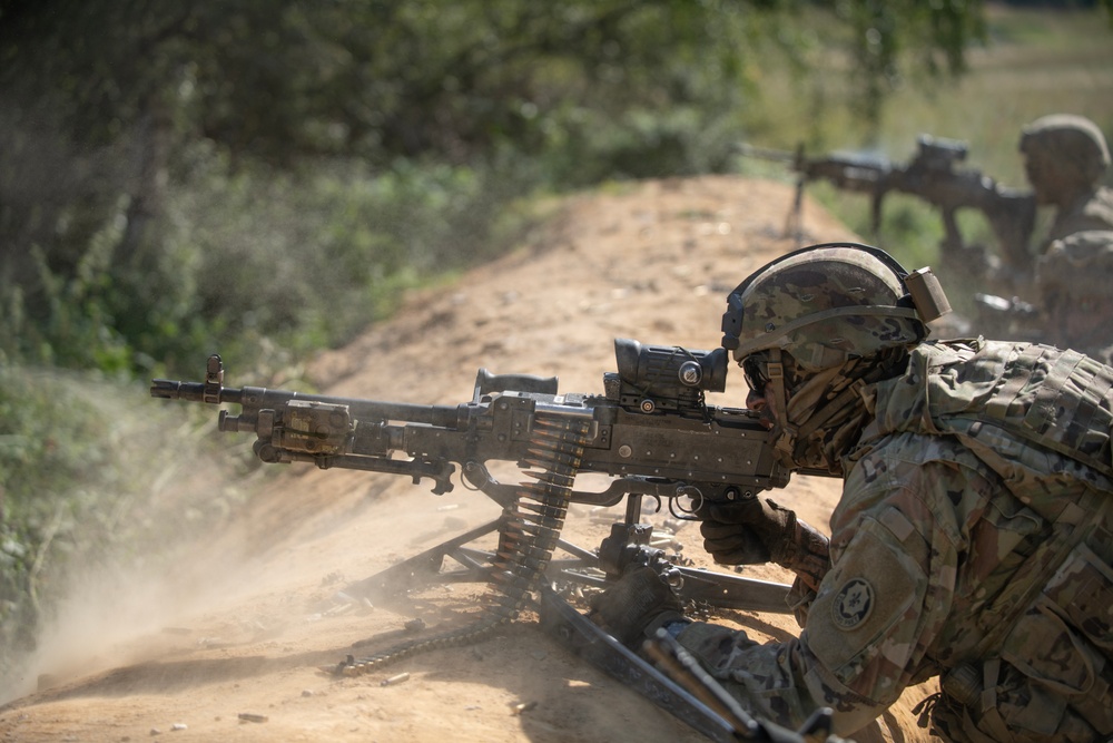 2nd Squadron, 2nd Cavalry Regiment Assault an Objective