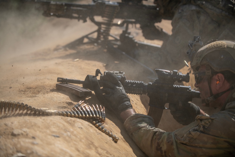 2nd Squadron, 2nd Cavalry Regiment Assault an Objective