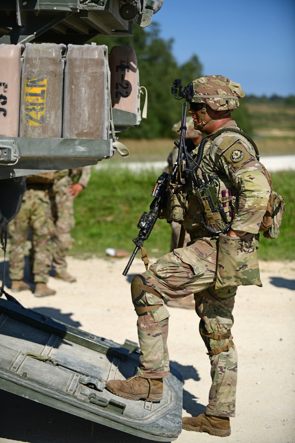 2nd Squadron, 2nd Cavalry Regiment Assault an Objective