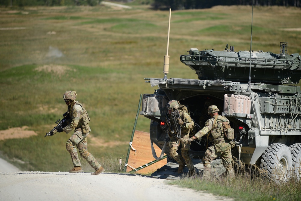 2nd Squadron, 2nd Cavalry Regiment Assault an Objective