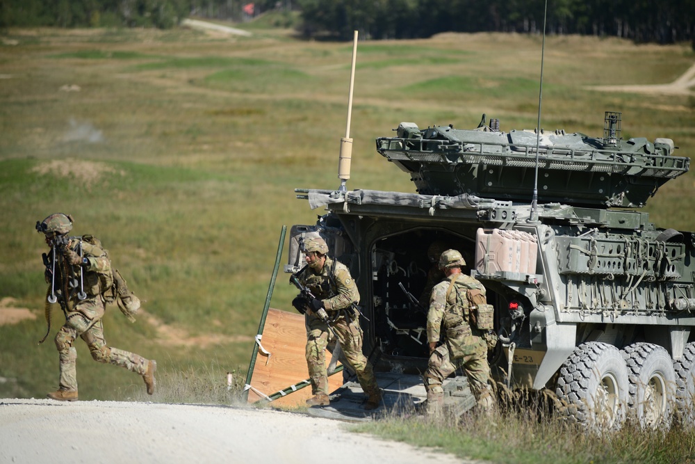 2nd Squadron, 2nd Cavalry Regiment Assault an Objective