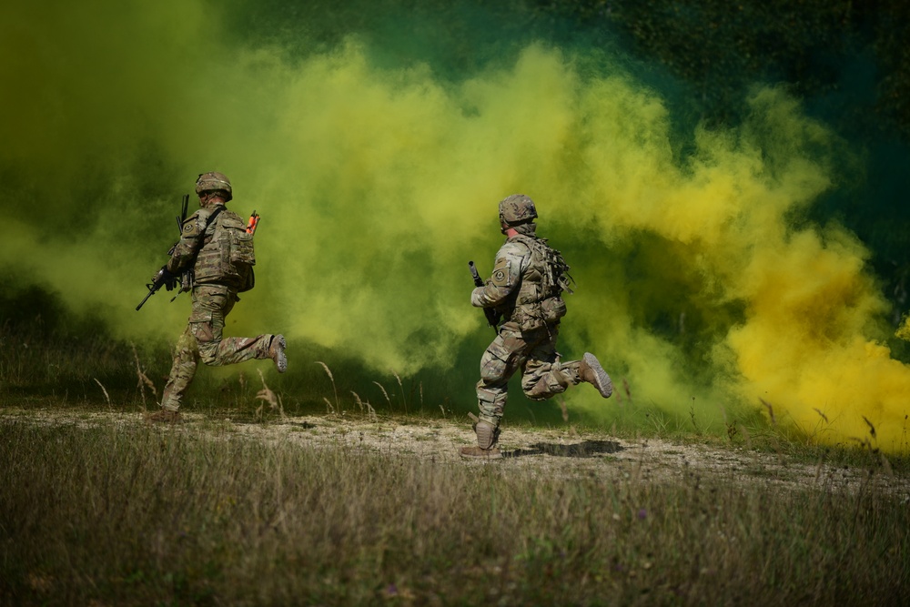 2nd Squadron, 2nd Cavalry Regiment Assault an Objective