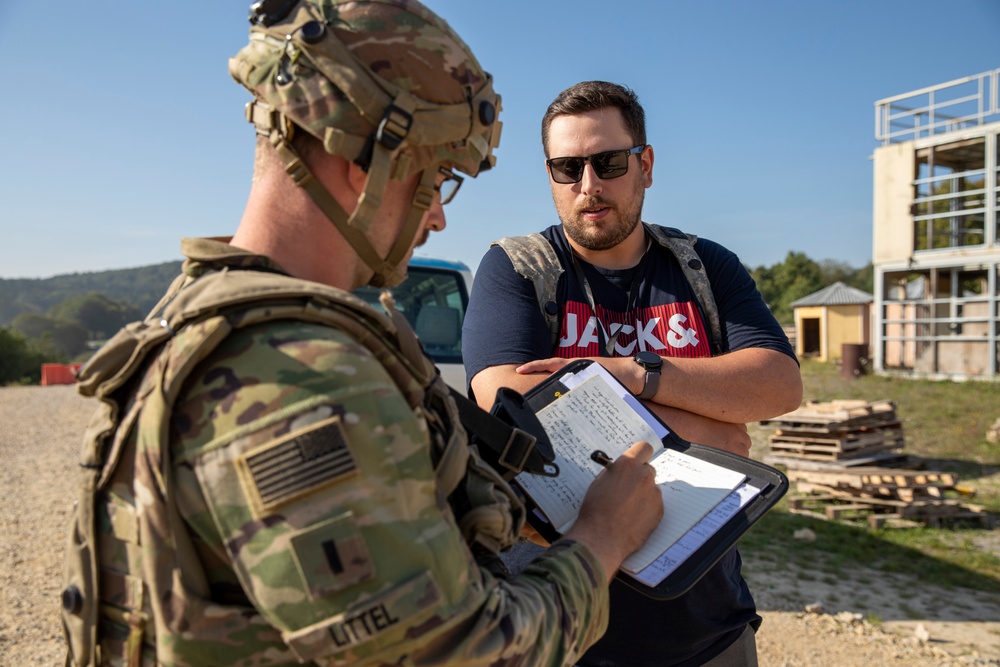 Civil affairs Soldiers partner with NATO during Saber Junction 23