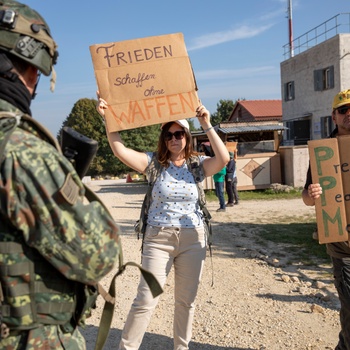 Civil affairs Soldiers partner with NATO during Saber Junction 23