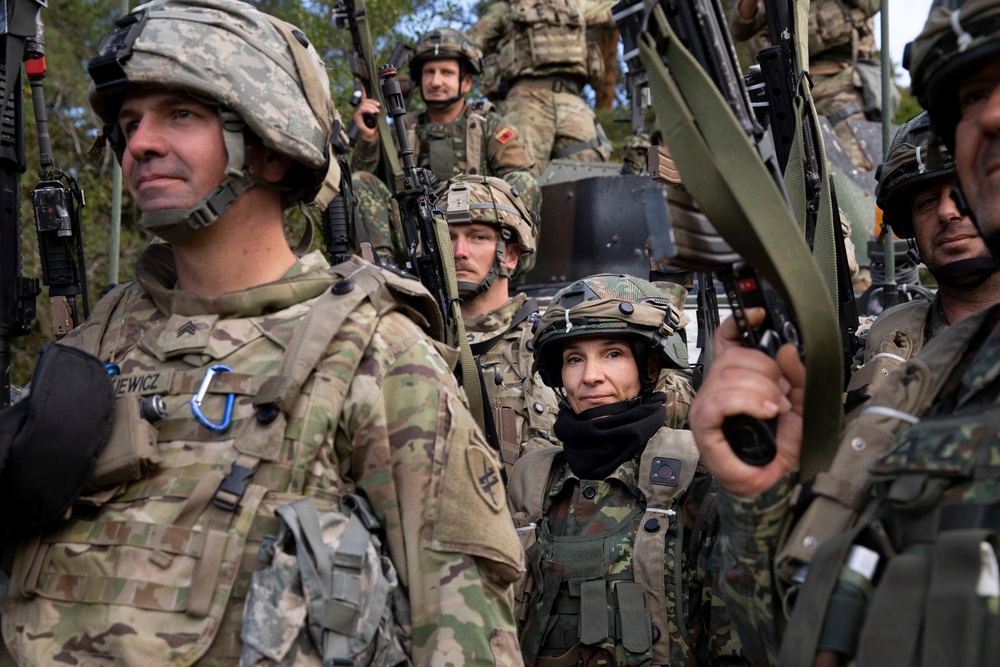 Civil affairs Soldiers partner with NATO during Saber Junction 23