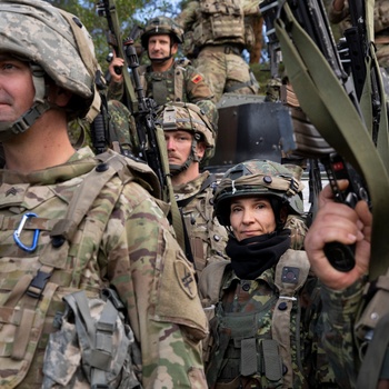 Civil affairs Soldiers partner with NATO during Saber Junction 23