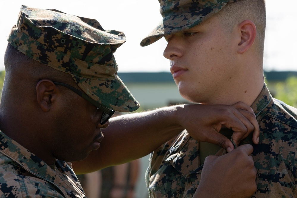 5th ANGLICO Marines and Sailors Promotion