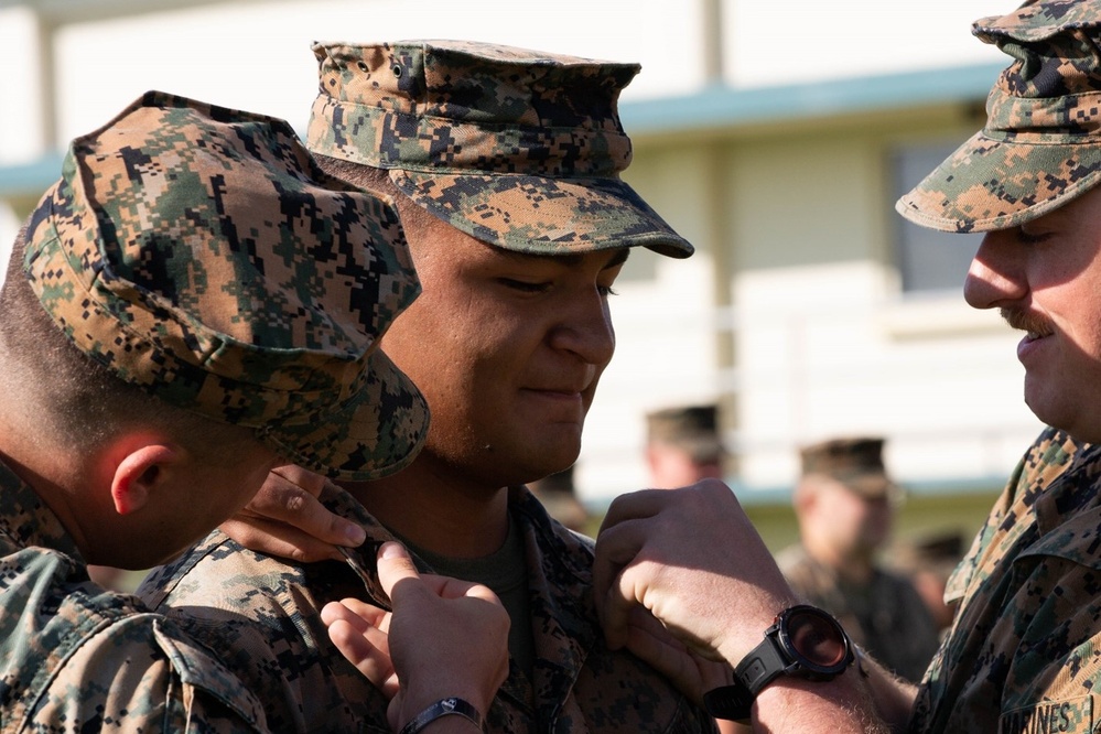 5th ANGLICO Marines and Sailors Promotion