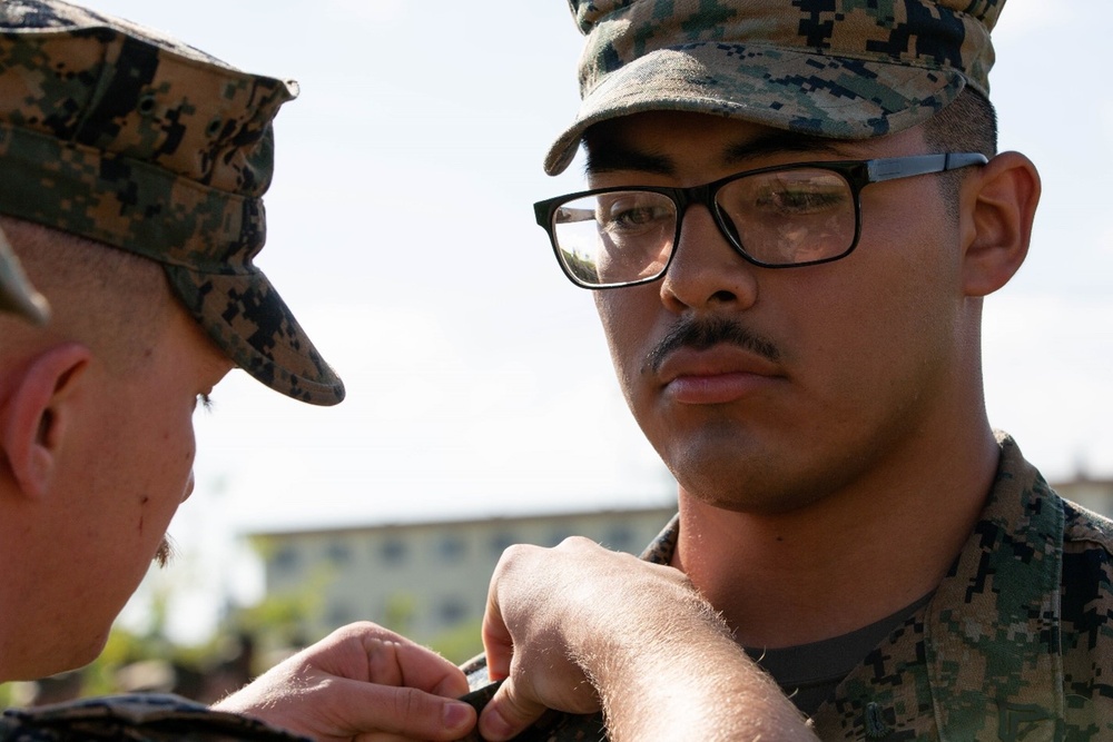 5th ANGLICO Marines and Sailors Promotion