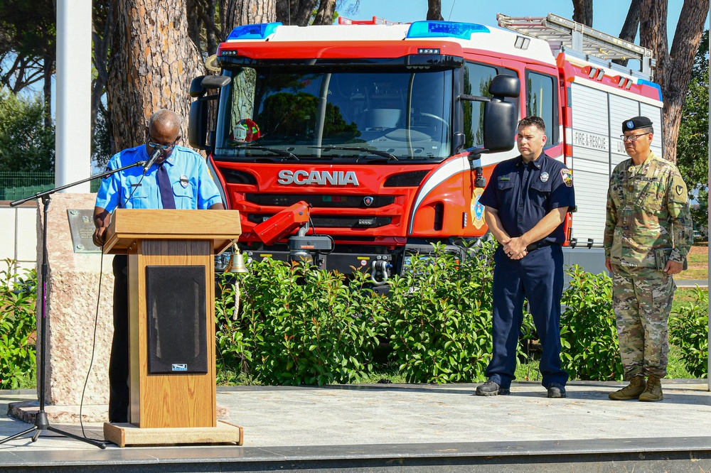 9/11 Commemoration Ceremony at Camp Darby