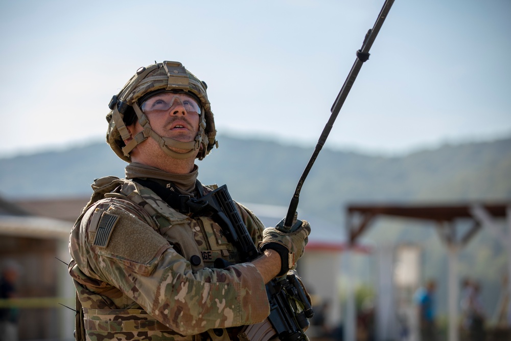 Army Reserve Soldiers train on civil operations during Saber Junction 23