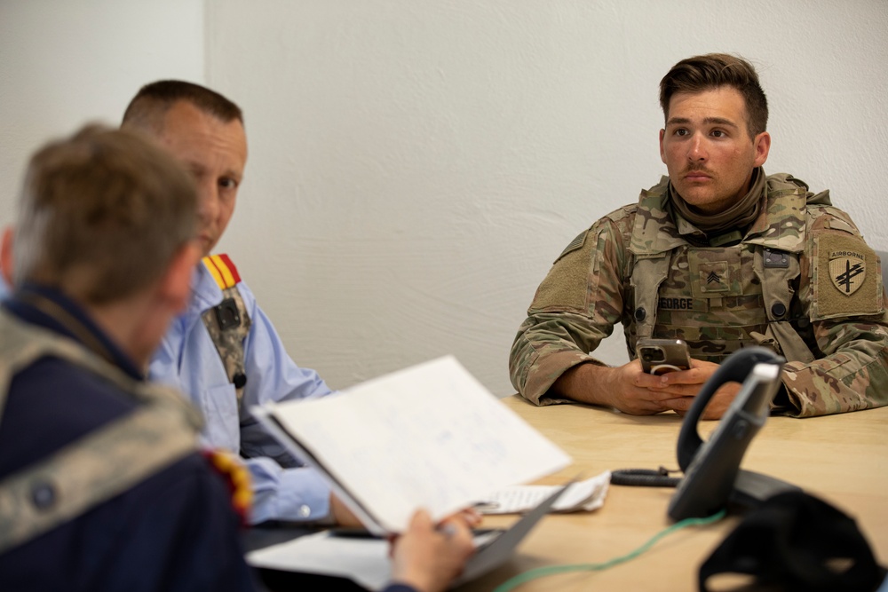 Army Reserve Soldiers train on civil operations during Saber Junction 23