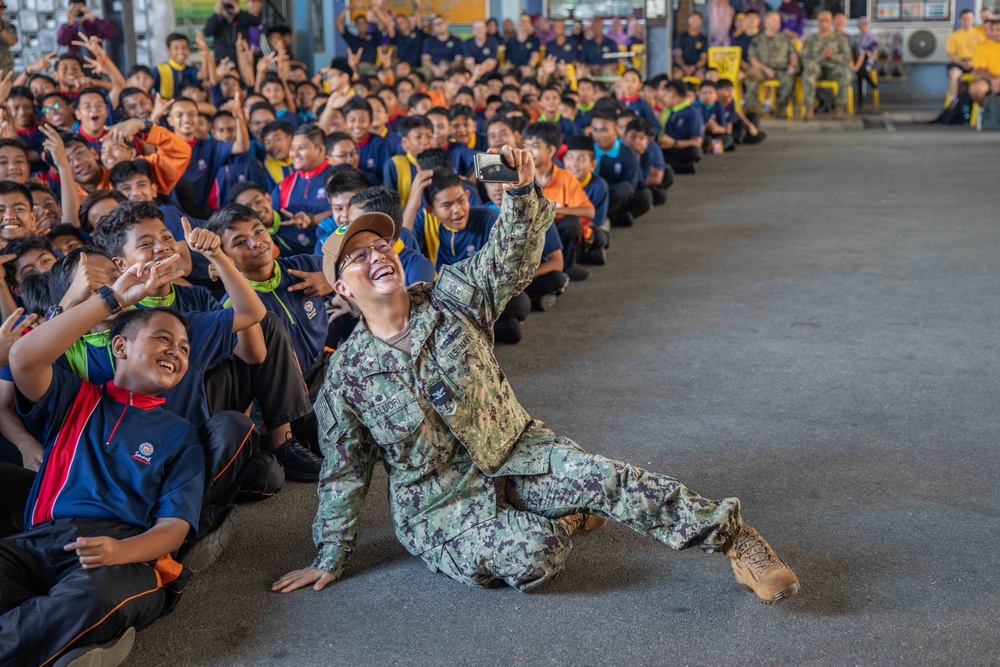 Pacific Partnership 2023: Art, Sports and Concert Day at Sekolah Menengah Kebangsaan