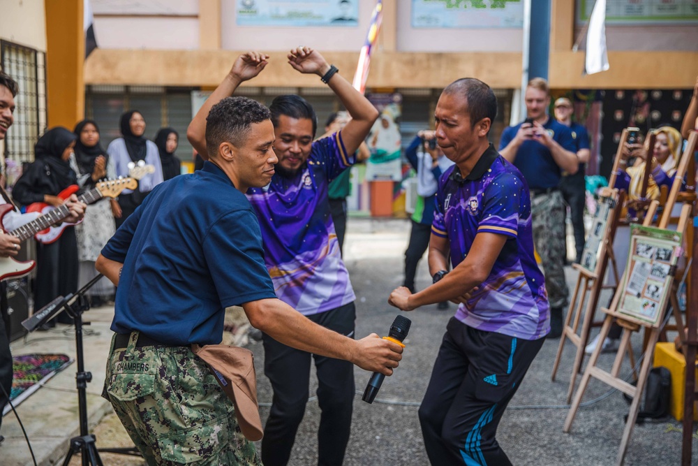 Pacific Partnership 2023: Art, Sports and Concert Day at Sekolah Menengah Kebangsaan