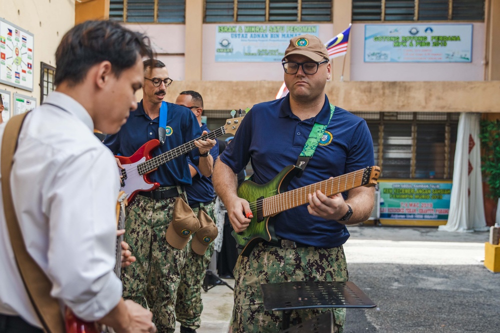 Pacific Partnership 2023: Art, Sports and Concert Day at Sekolah Menengah Kebangsaan