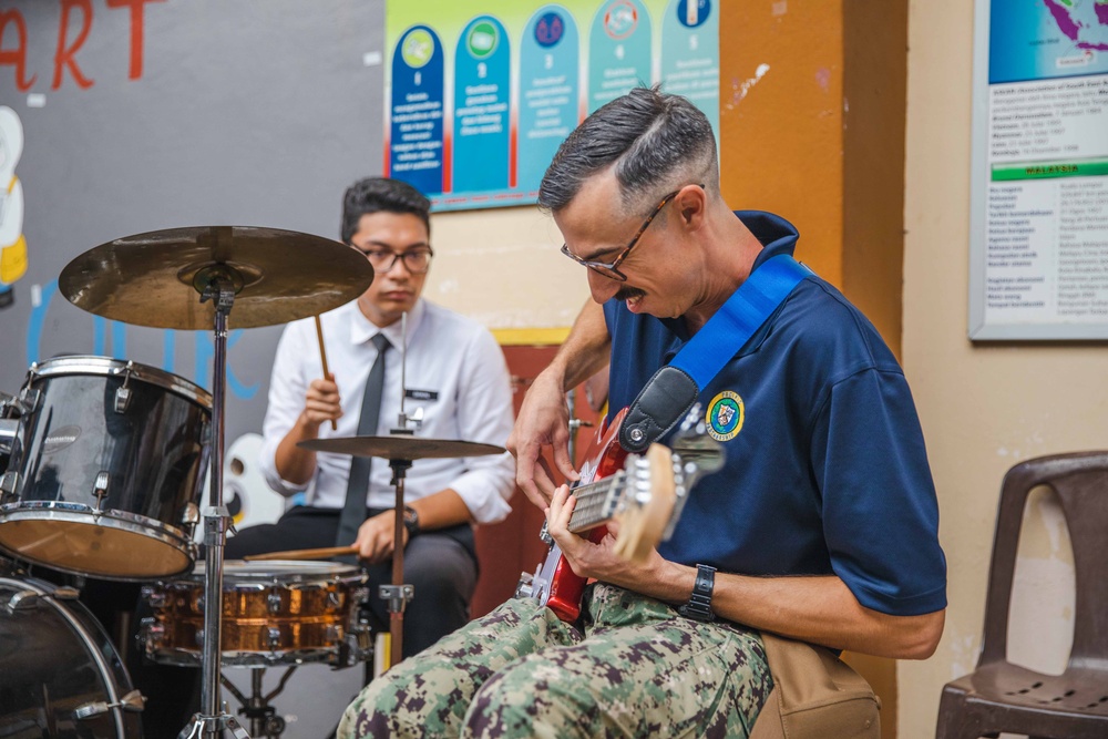 Pacific Partnership 2023: Art, Sports and Concert Day at Sekolah Menengah Kebangsaan