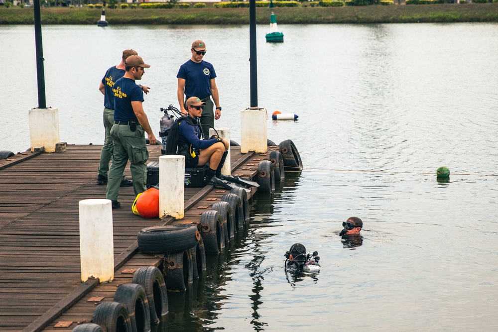 Pacific Partnership 2023: Diving Demonstration at Akademi Maritim Sultan Ahmad Shah