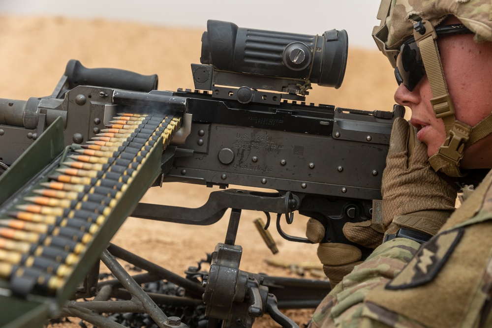 Bright Star 23: U.S. Army Soldiers conduct machine gun range