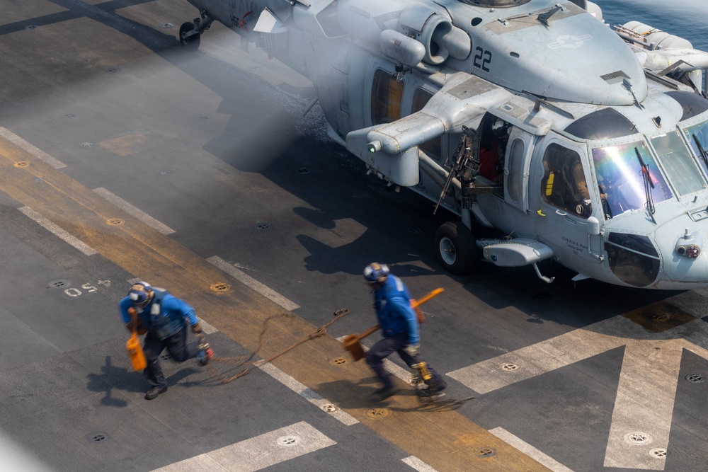 USS BATAAN FLIGHT OPERATIONS