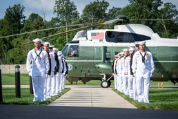 Camp David Sailors and Marines Support President Biden’s Trilateral Summit