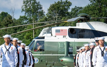 Camp David Sailors and Marines Support President Biden’s Trilateral Summit