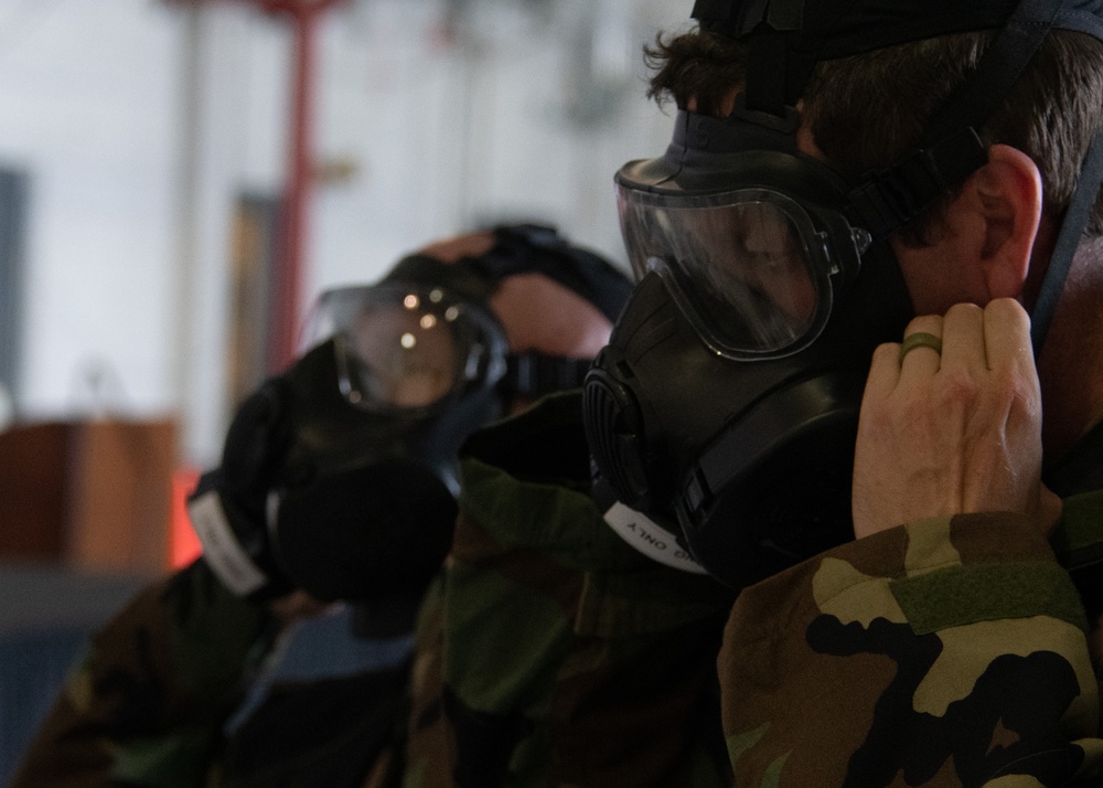 Dobbins Airmen Undergo CBRN Defense Training