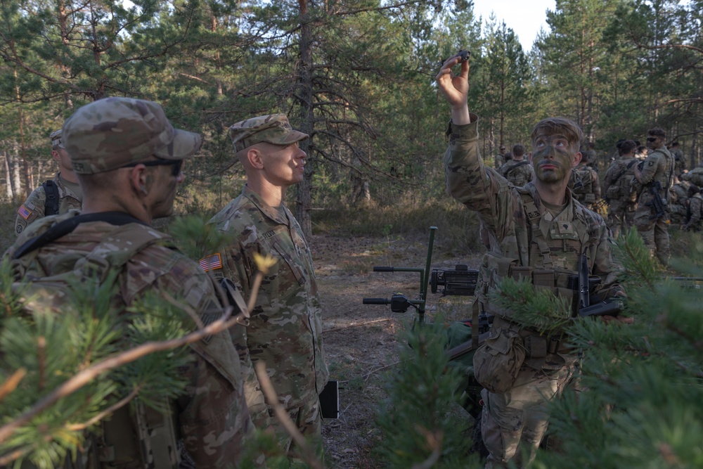 Maj. Gen. Brett Sylvia visits 101st Airborne Division in Latvia