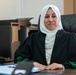 Judge Iman Qatarneh sits in her office at the Amman Juvenile Court of First Instance.