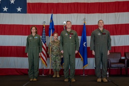Col. Matthew Fritz passes command of the 419th Fighter Wing to Col. Ronald Sloma
