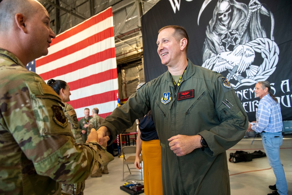 Col. Matthew Fritz passes command of 419th Fighter Wing to Col. Ronald Sloma