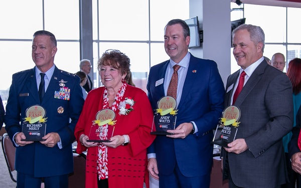 ILLINOIS NATIONAL GUARD COMMANDER INDUCTED INTO ILLINOIS STATE UNIVERSITY COLLEGE OF BUSINESS HALL OF FAME