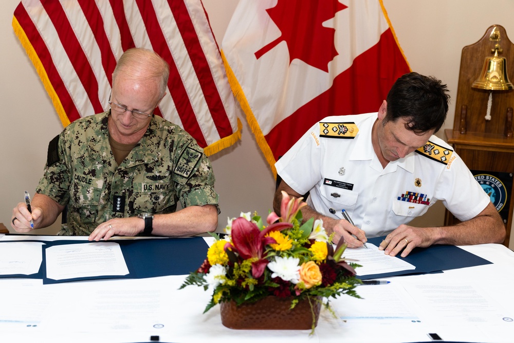 U.S. Fleet Forces Command / U.S. Naval Forces North host the Inaugural Maritime Staff Talks with the Royal Canadian Navy