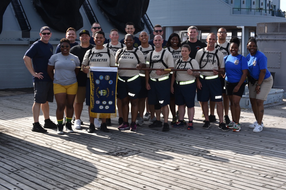 Naval Air Station Oceana-Dam Neck Annex Chief Petty Officer Selectees participate in CPO Heritage Training Event