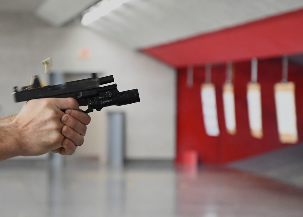 5 ASOS integrates with 1 SFG (A) for pistol accuracy course, furthering joint capes