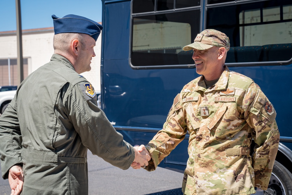 19th Air Force command team visits Kirtland AFB