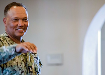 FLTCM Delbert Terrell Speaks to Sailors at NAS Fallon