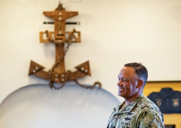 FLTCM Delbert Terrell Speaks to Sailors at NAS Fallon